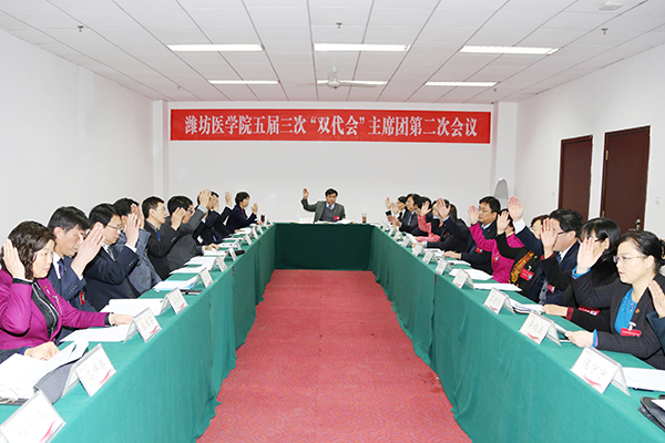 主席团第二次会议现场 主席团第二次会议现场